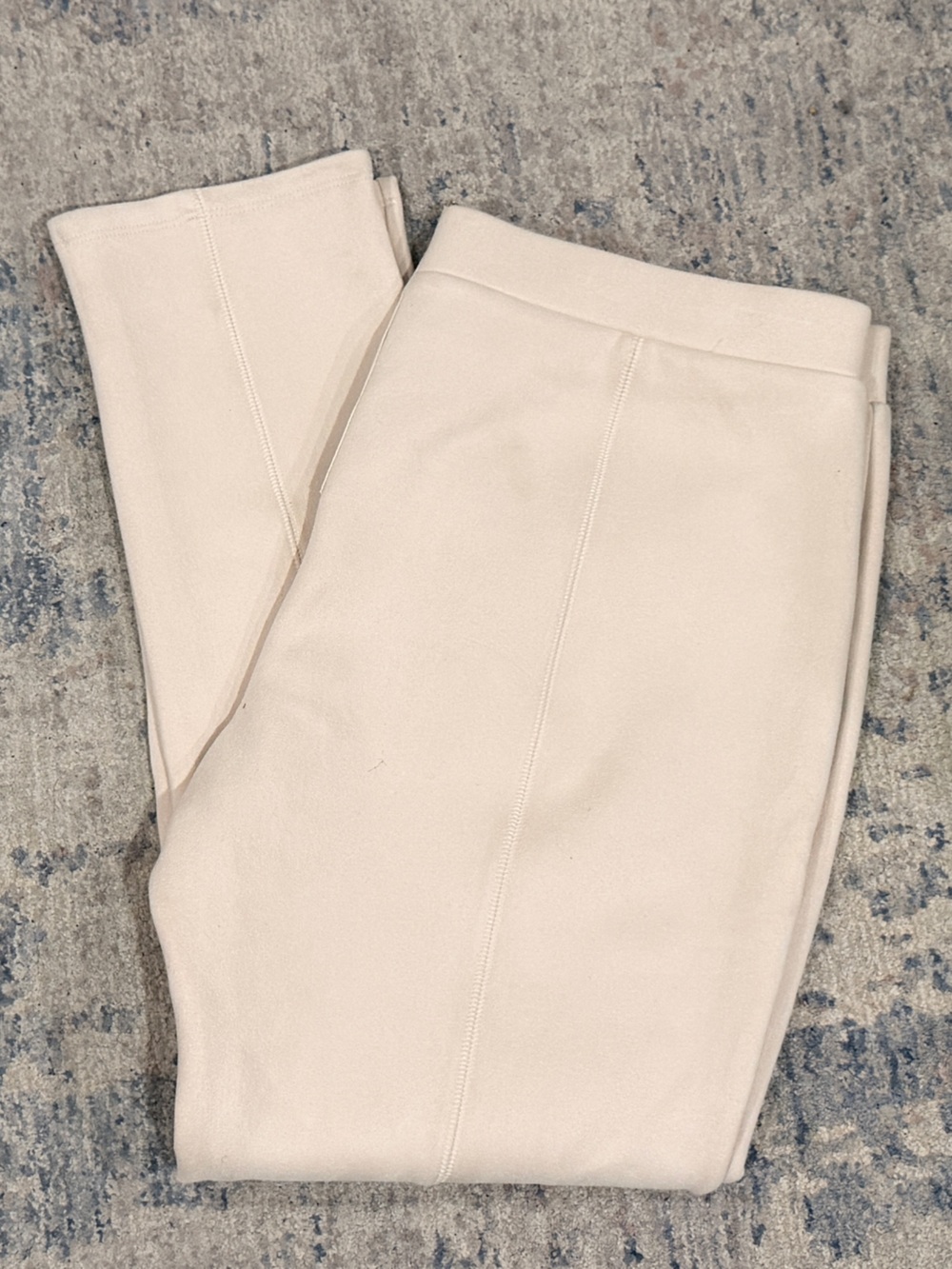 Jude Connally Kids Suede Pants in Light Cream